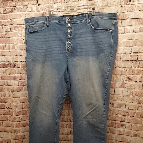 Torrid Jeans Premium Sky High Skinny with Button Fly Size 30 XT - Picture 5 of 16